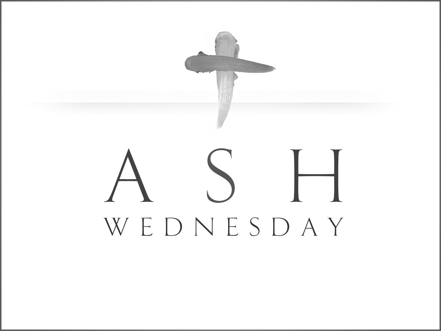 Ash Wednesday Service